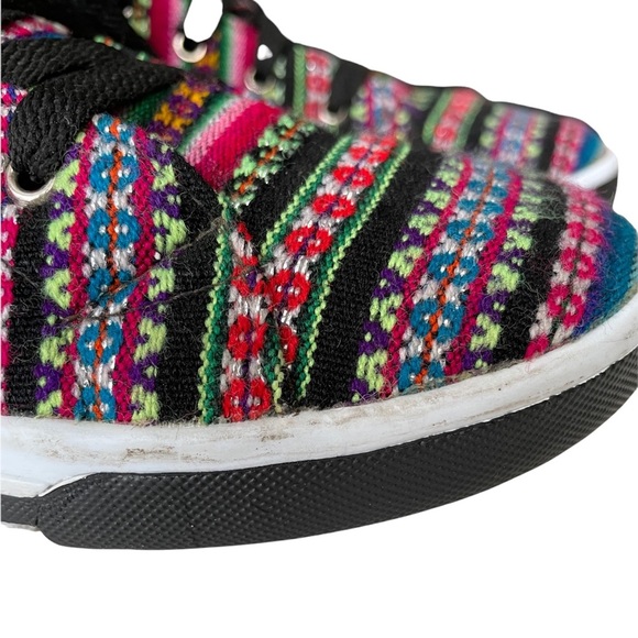 Inkkas High Top Sneaker Handmade OG Rare Print OneTreeOneShoe Artisan Peruvian - Picture 8 of 12